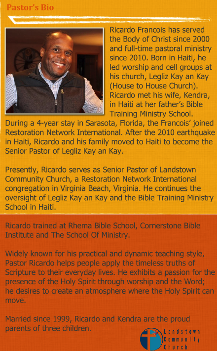 Pastor's Bio