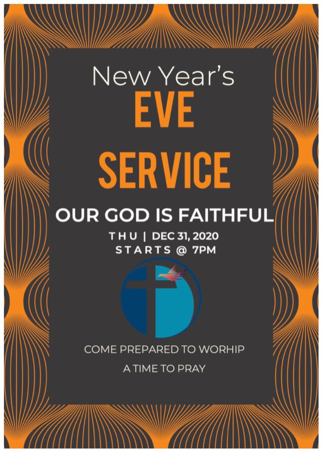 New Year's Eve Service 12/31/2020